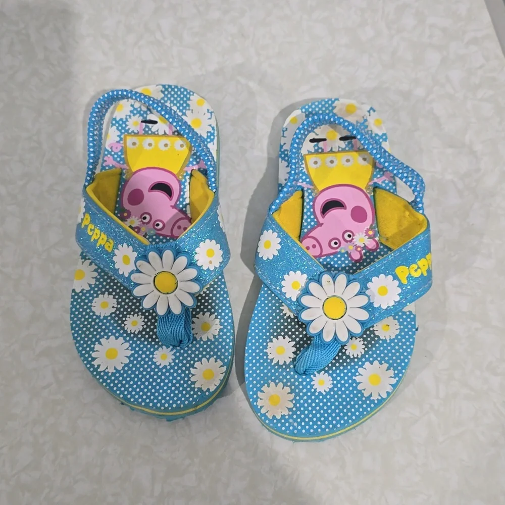 Peppa Pig flip flops size‎ 7/8